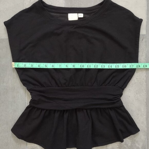 Anthropologie Postmark black peplum top - S - Picture 6 of 8